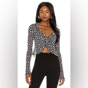 Free People Marne Top🤍⭐️🖤⭐️🤍⭐️🖤